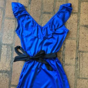 Sweet royal blue dress